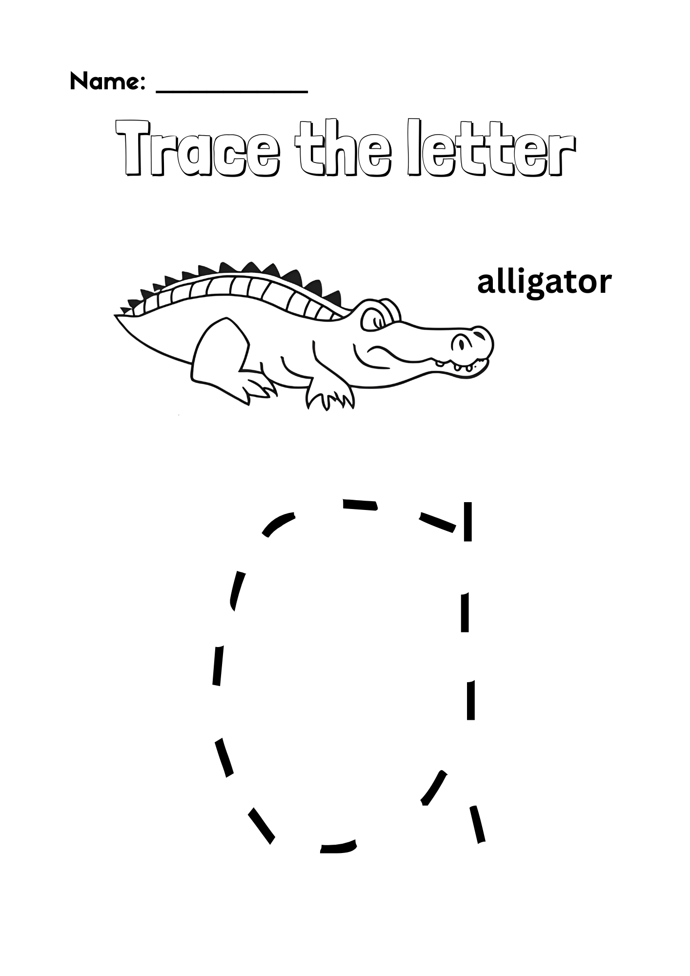 Lower Case Letter Tracing Worksheet