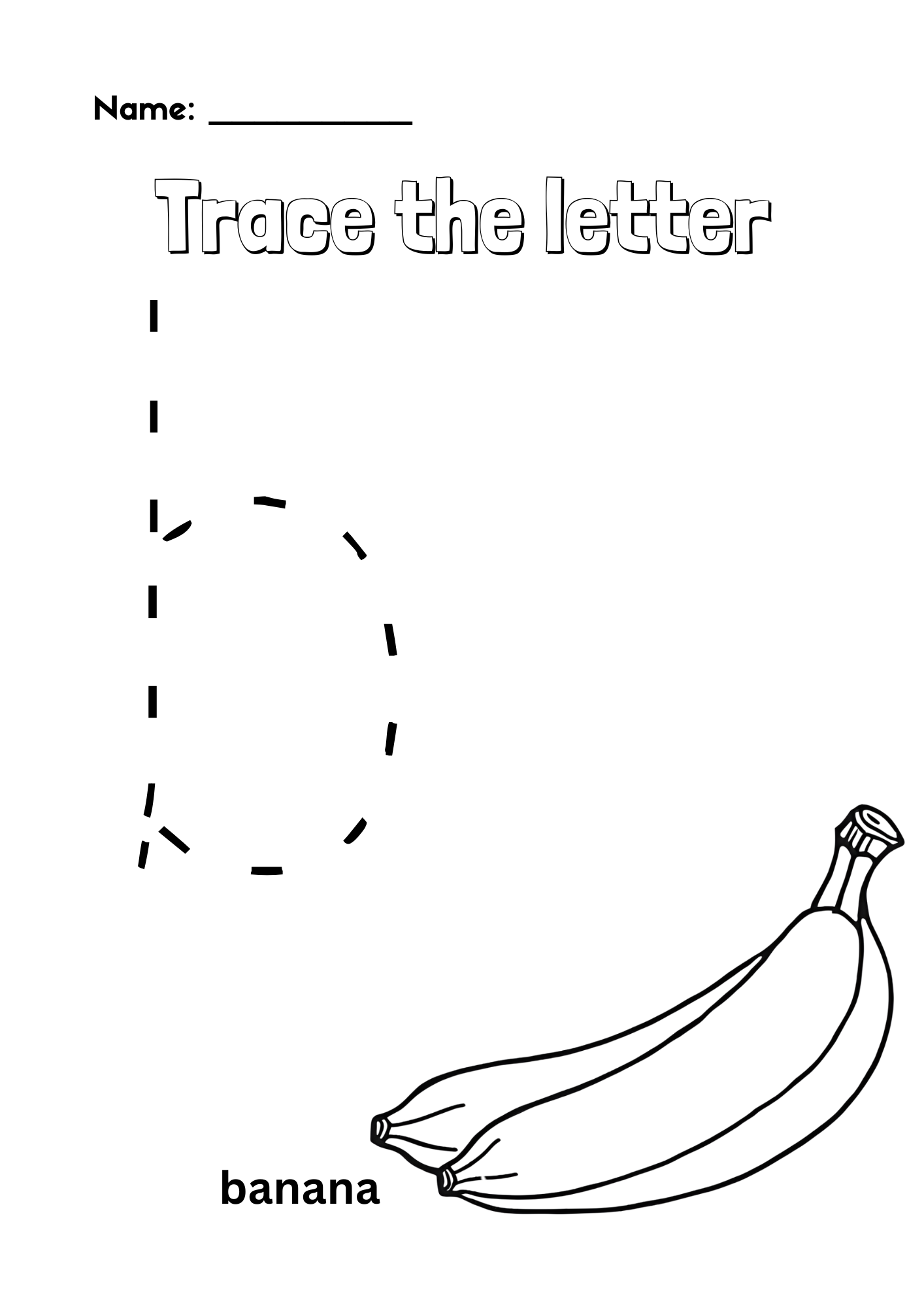 Lower Case Letter Tracing Worksheet