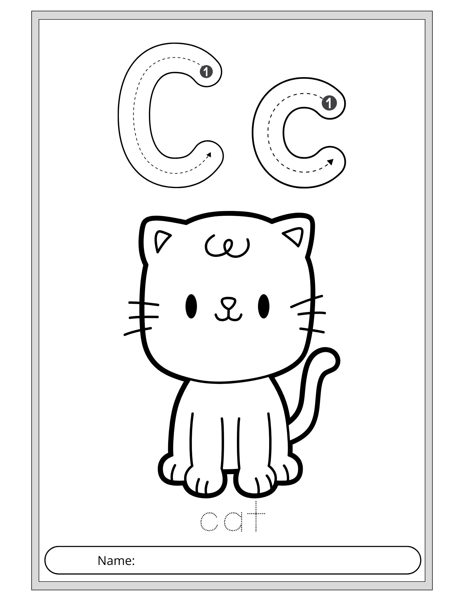 Animal Coloring Book with Alphabets | Alphabets Coloring Pages