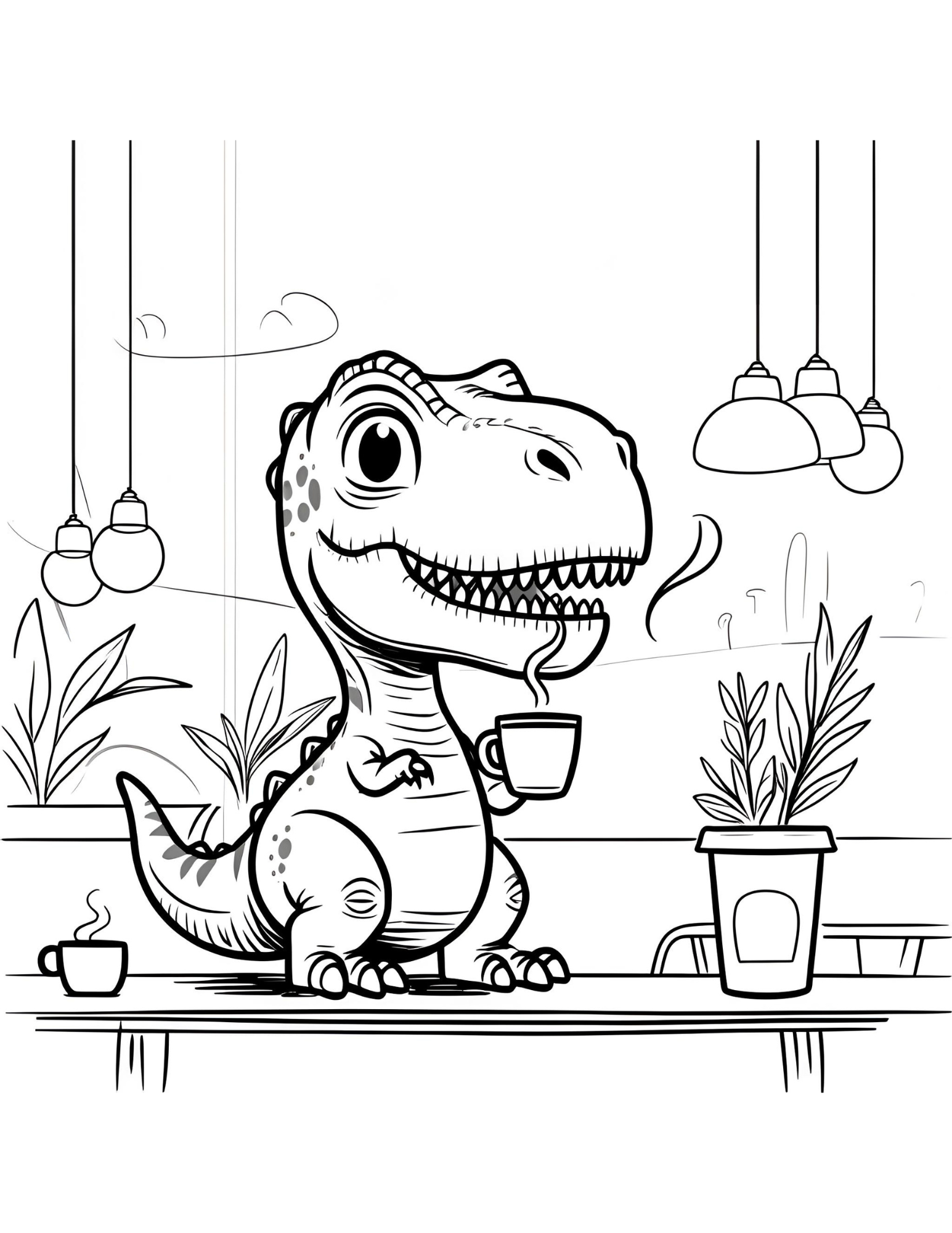 My Cute "Dinosaur Coloring Pages"