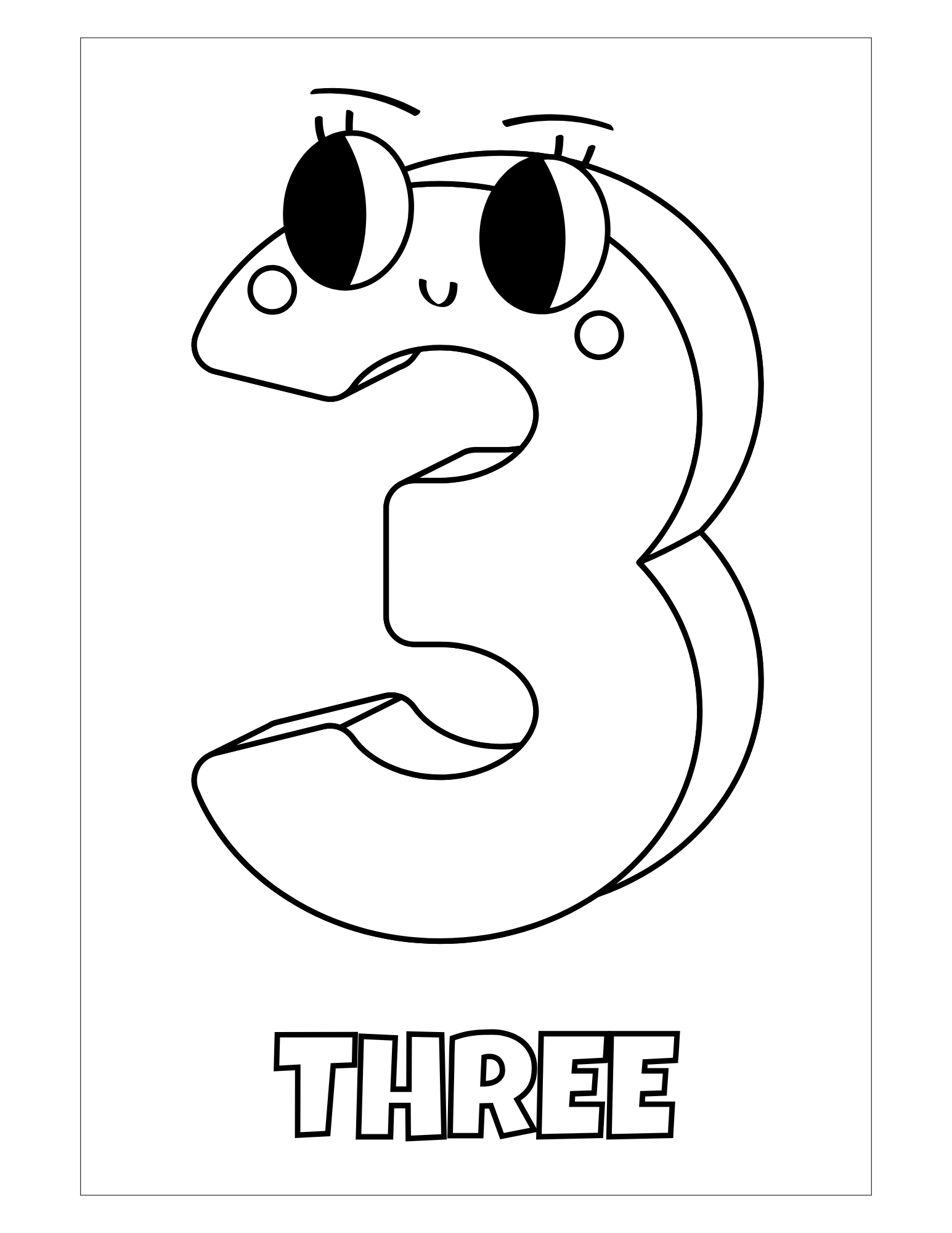 Numbers Coloring Pages | My Number Book