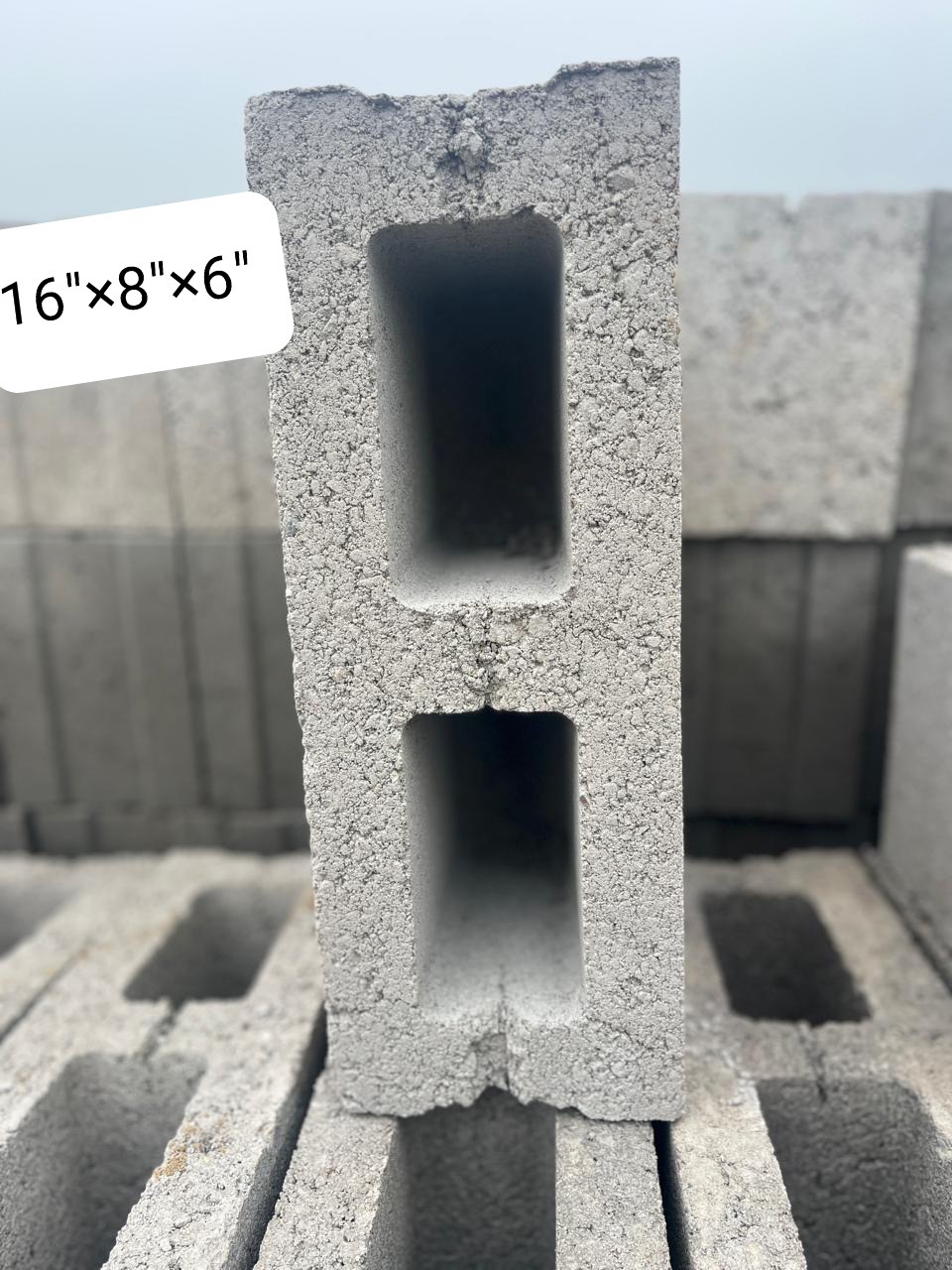 Block 16"8"6" (6 inch)
