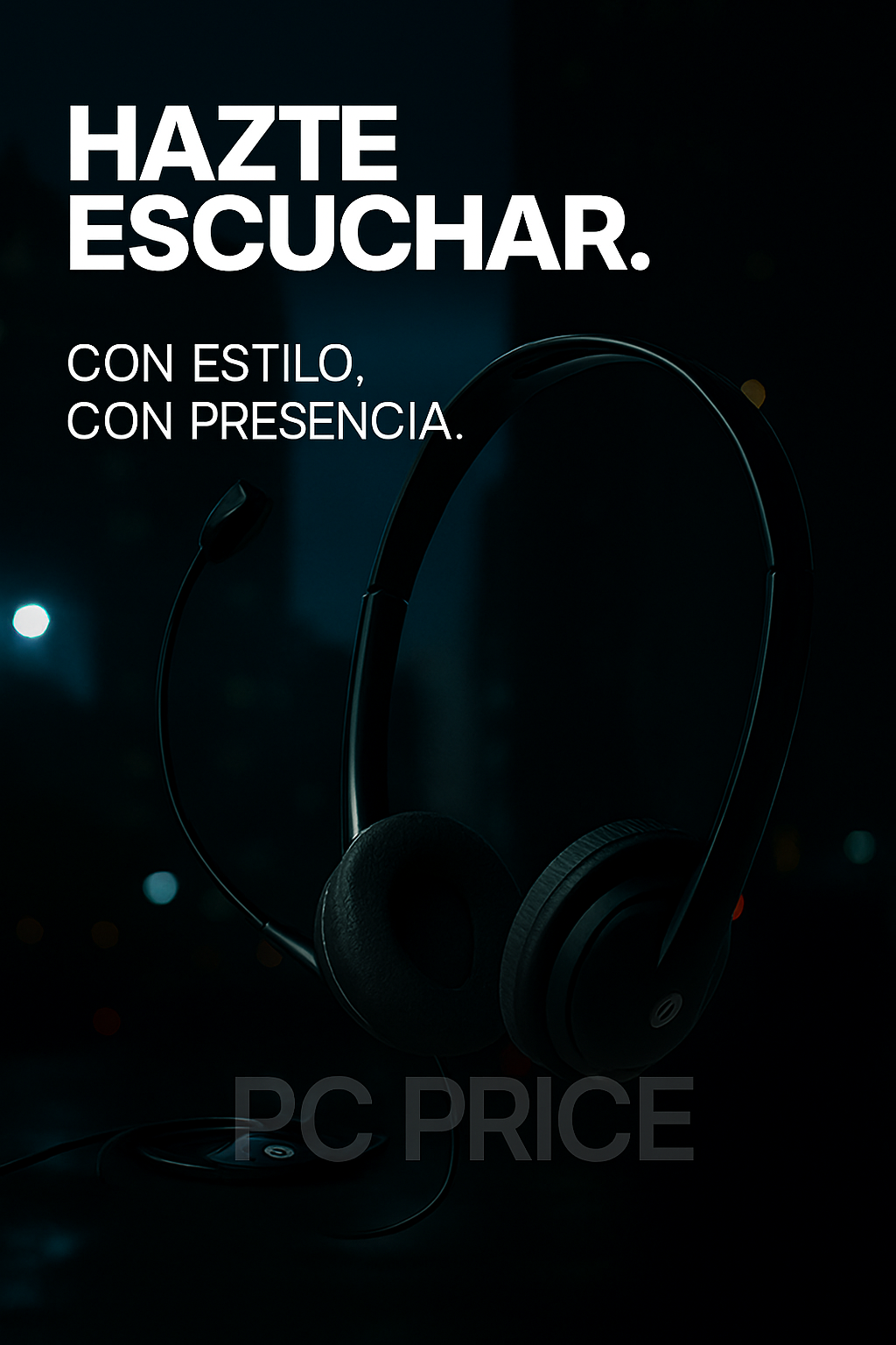 HP Auriculares empresariales con Cable estéreo 3,5 mm, Auriculares de Servicio al Cliente con micrófono para computadora portátil/Escritorio/PC/Mac