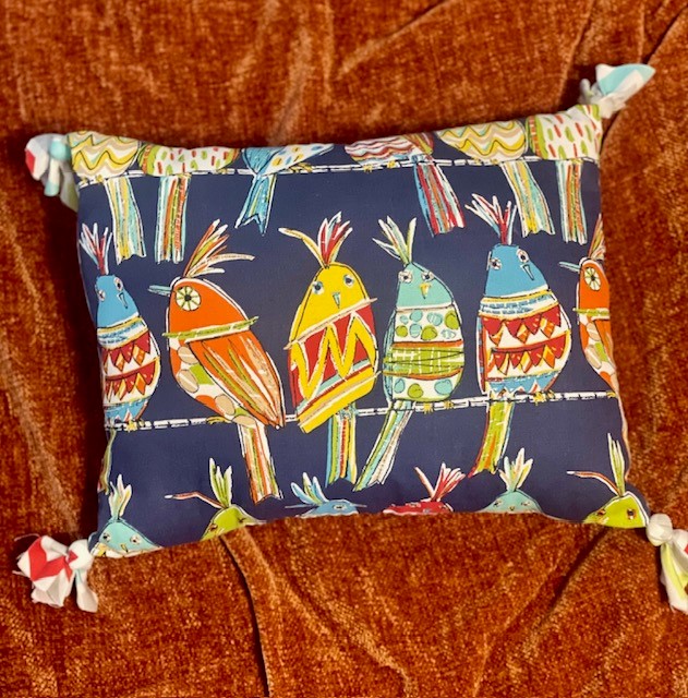 Colorful Birds Decorative Pillow