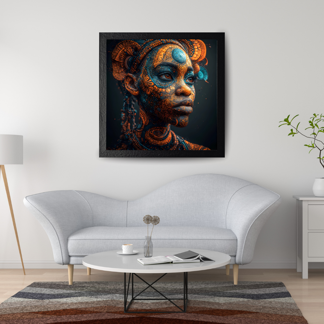 Intricate Abstract African Wall Art