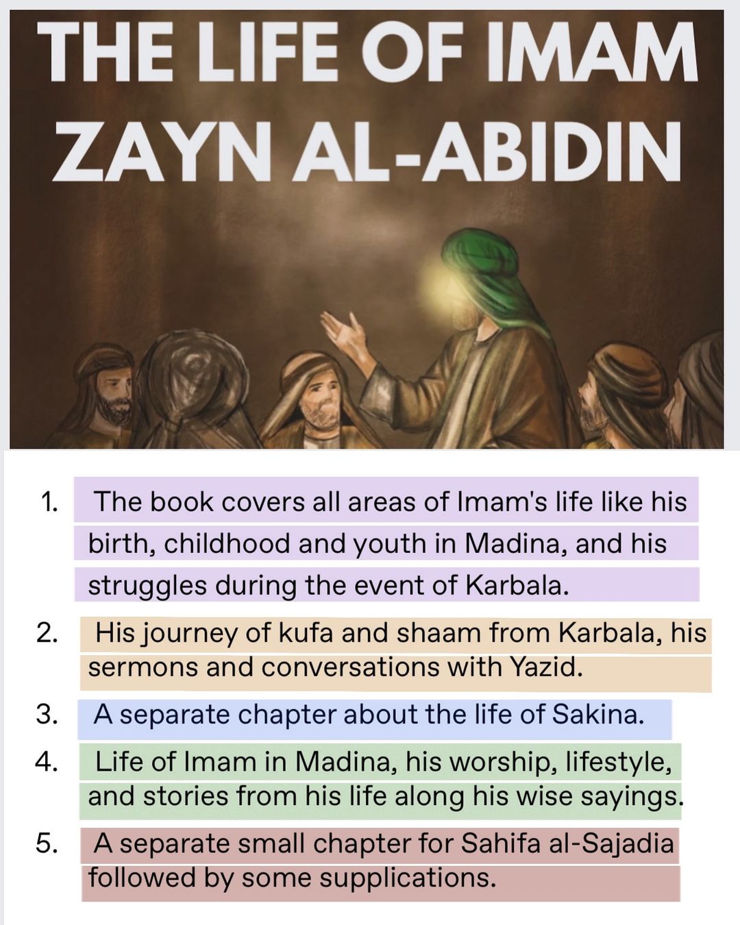 Life of Imam Zayn Al-Abidin