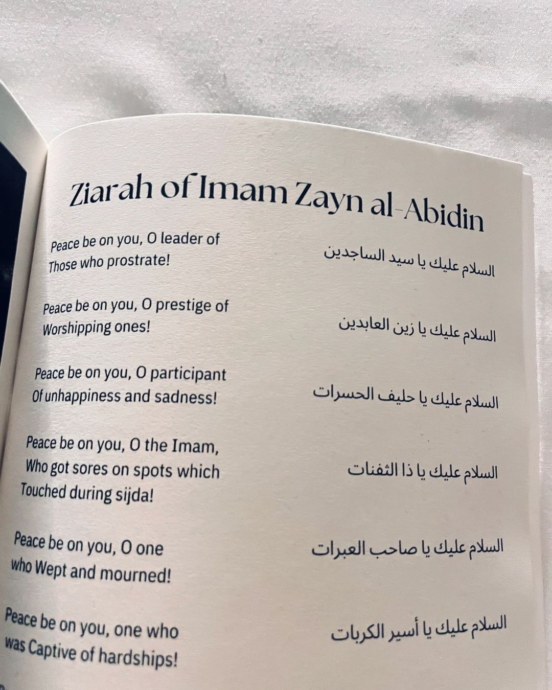 Life of Imam Zayn Al-Abidin
