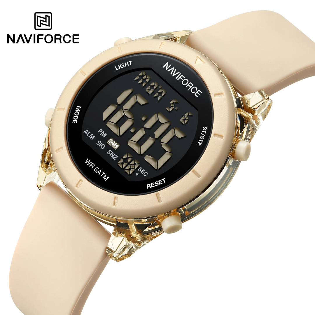  Reloj digital NAVIFORCE 7108L para dama 