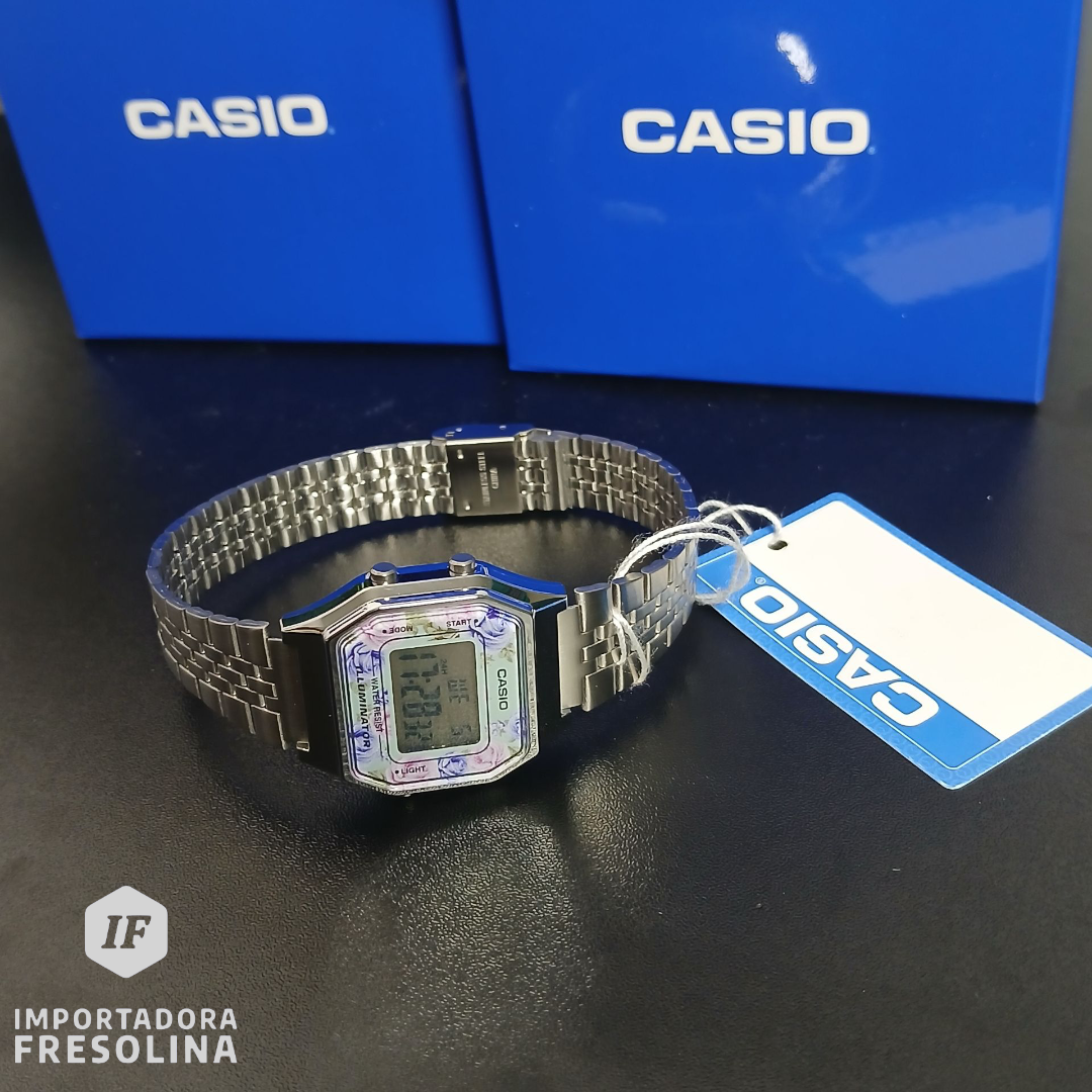  Reloj Casio LA-680WA-2CDF digital