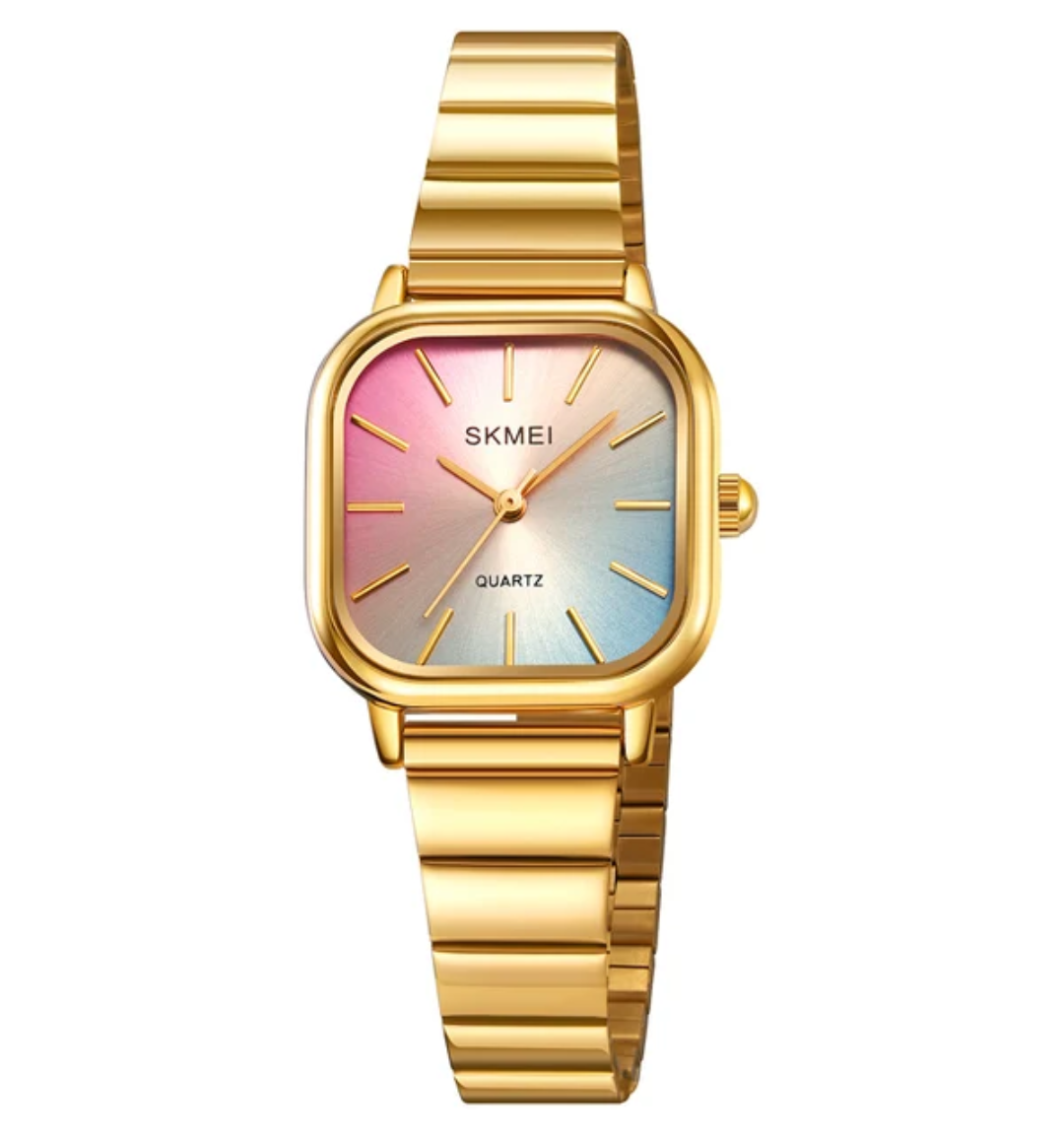 Reloj dorado SKMEI 2190 para mujer 