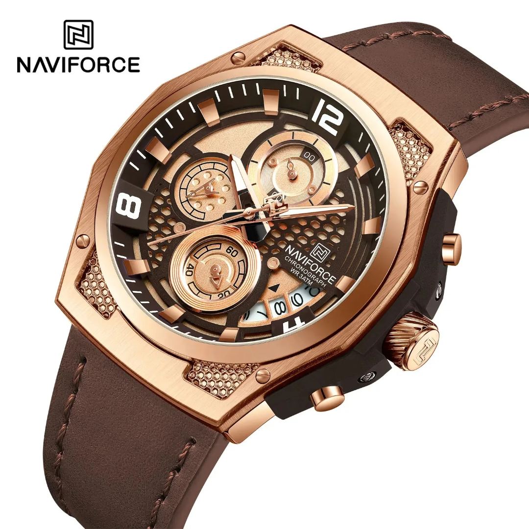  Reloj NAVIFORCE 8051L de lujo para hombre
