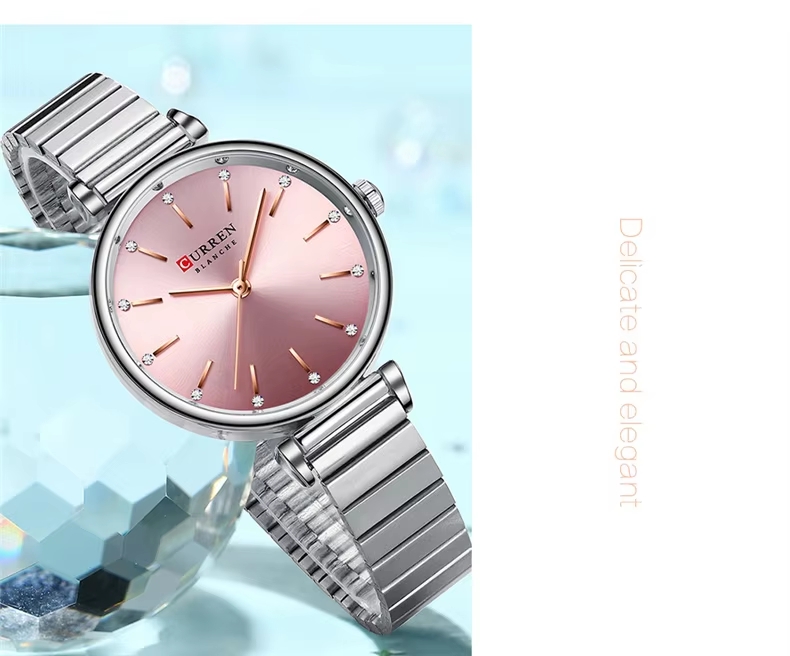 Reloj Curren 9081L elegante de mujer caja + bolso .