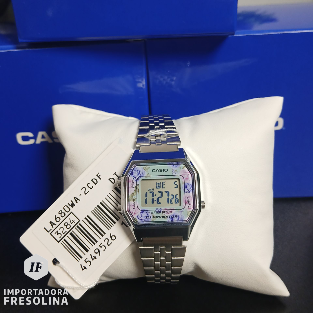  Reloj Casio LA-680WA-2CDF digital