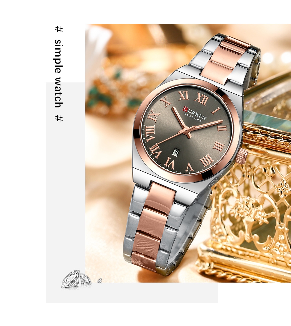 Reloj Curren 9095L caja + bolso Curren. 
