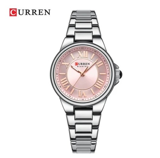  Reloj de pulsera dorado Curren 9091L para mujer 