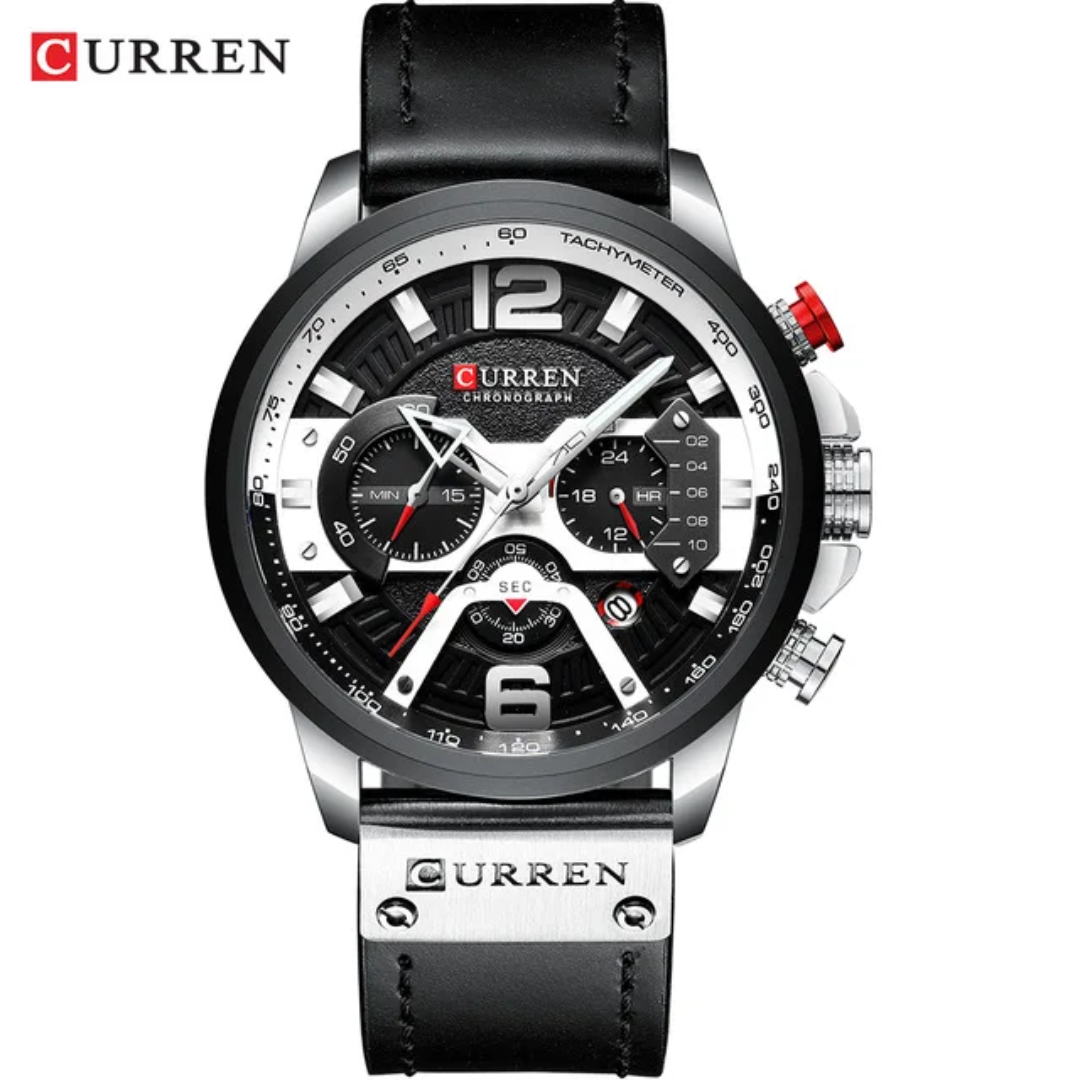 Reloj Curren 8329 para hombre caja + bolso Curren 