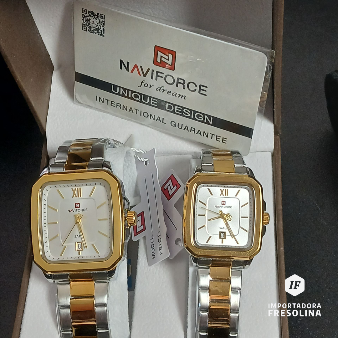 Set de relojes Naviforce para parejas 