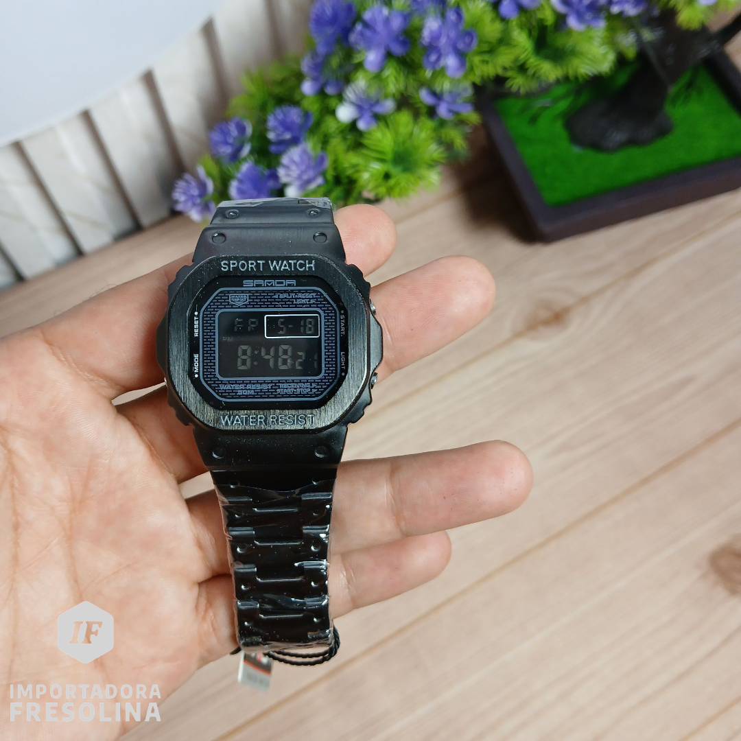  Reloj Sanda 390 Retro Classic deportivo digital