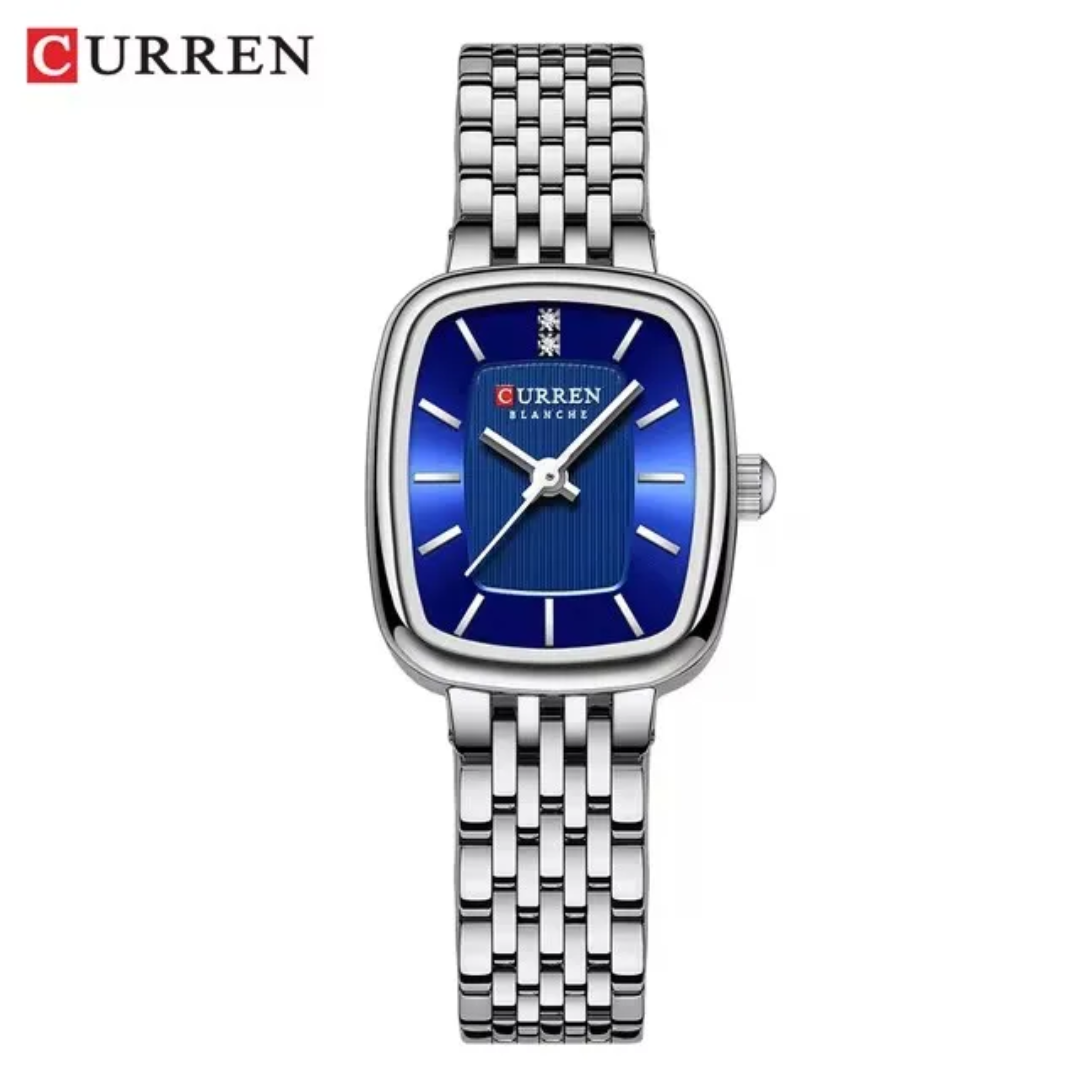 Reloj de pulsera dorado Curren 9093 caja + bolso Curren 