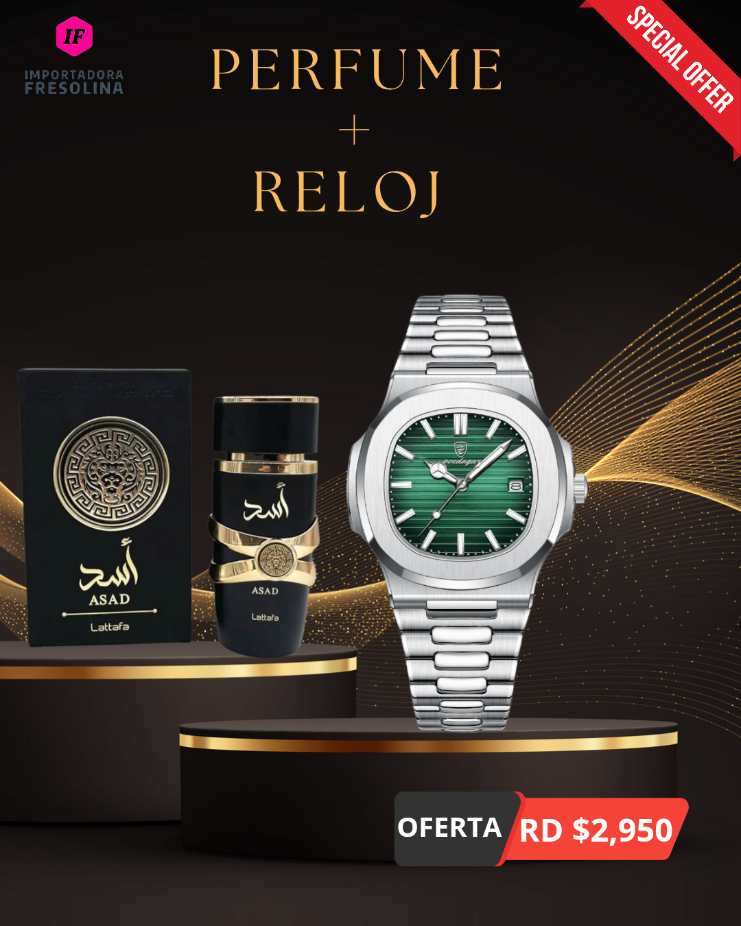 Perfume + reloj