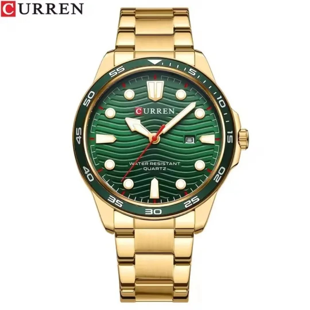  Reloj Curren 8426 de lujo dorado