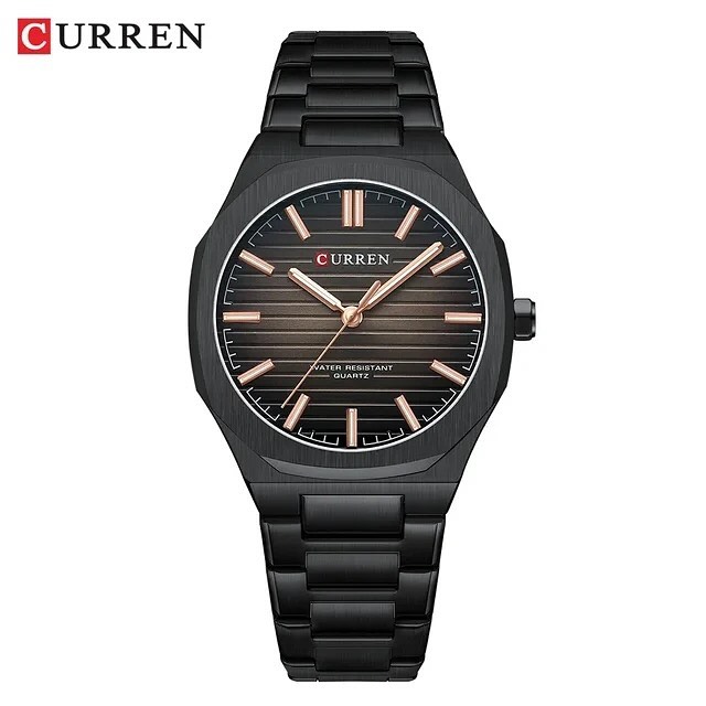 Reloj Curren 8456 de acero inoxidable + caja y bolso Curren