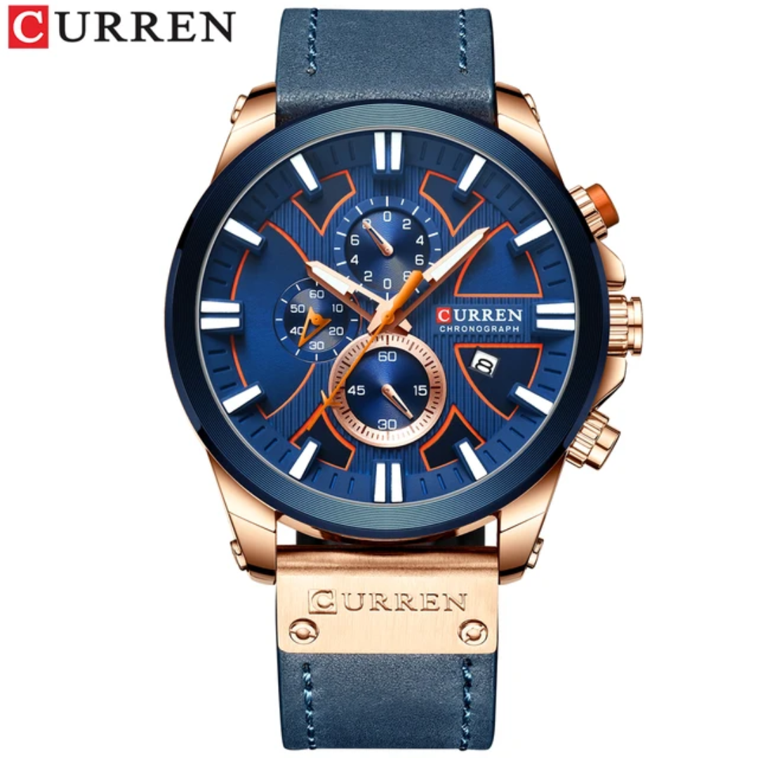  Reloj Curren 8346 de Hombre + caja y bolso Curren