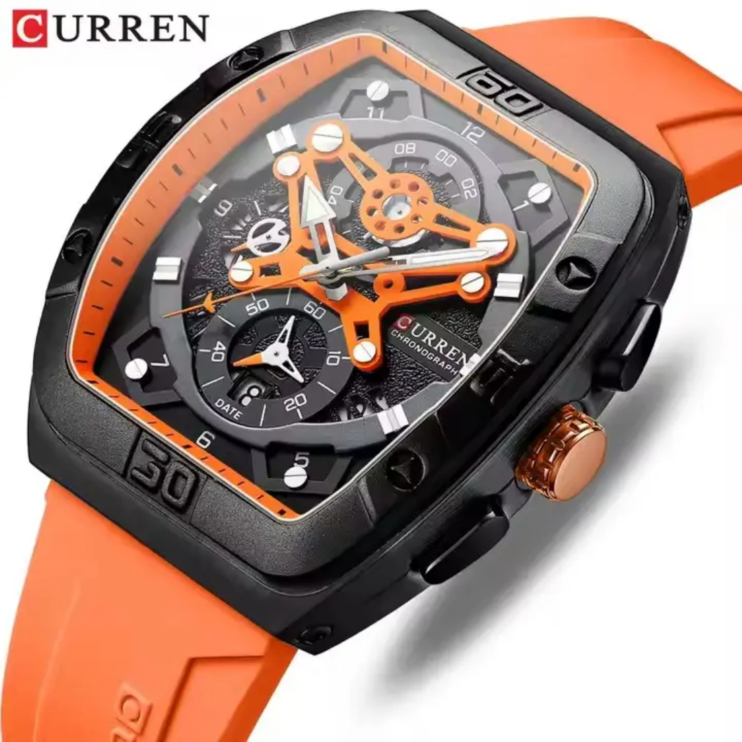  Reloj deportivo Curren 8443 + caja y bolso Curren