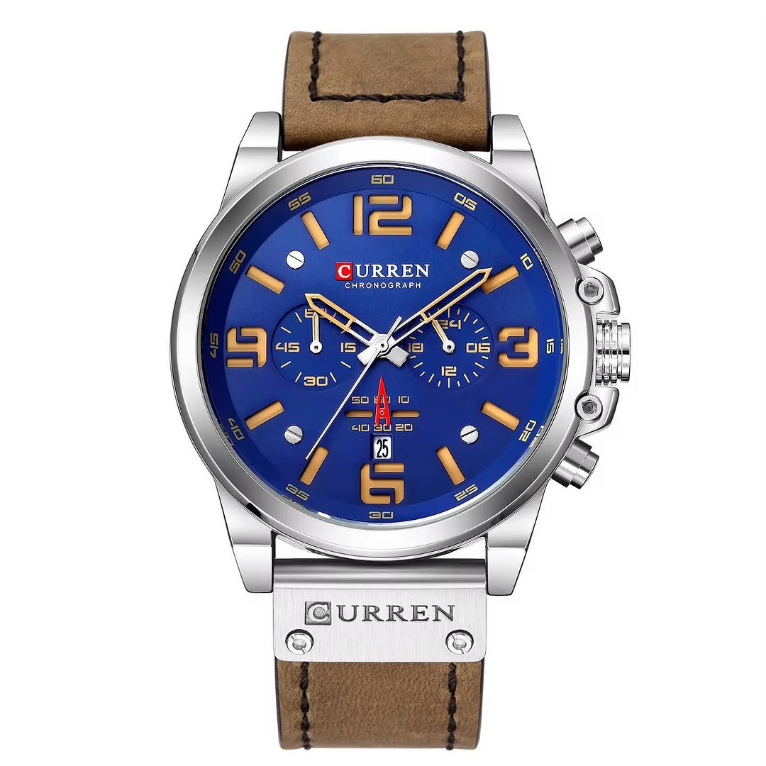  Reloj de cuarzo CURREN 8314 + caja y bolso Curren
