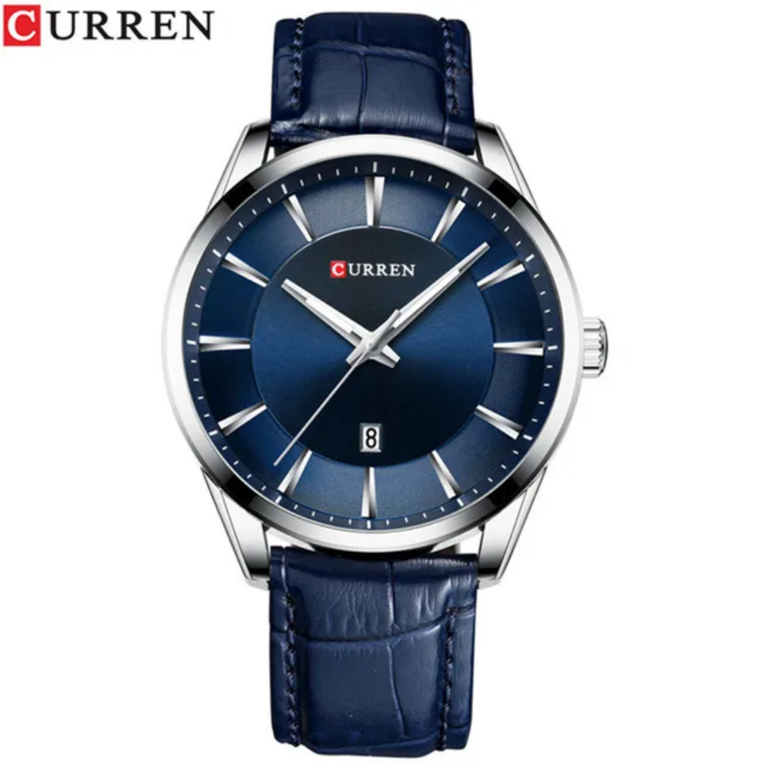 Reloj Curren 8365-45mm pulsera de cuero 
