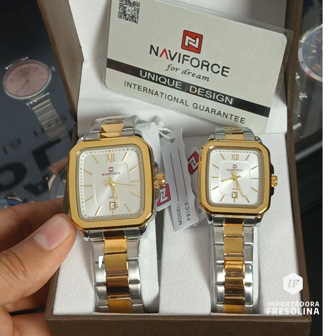 Set de relojes Naviforce para parejas 