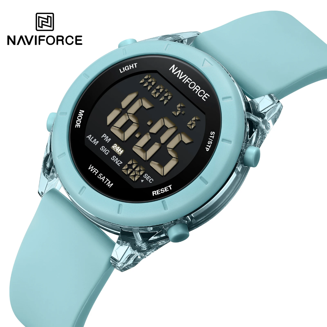  Reloj digital NAVIFORCE 7108L para dama 