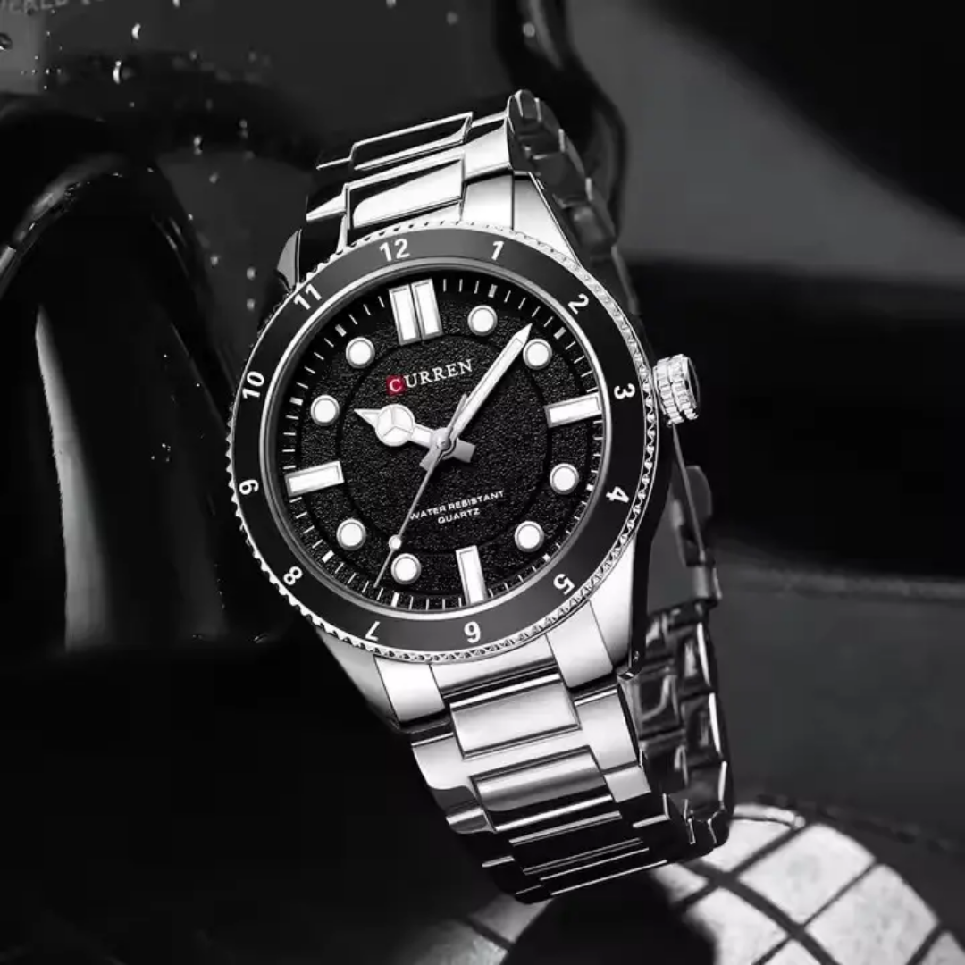 Reloj Curren 8450 + caja y bolso Curren