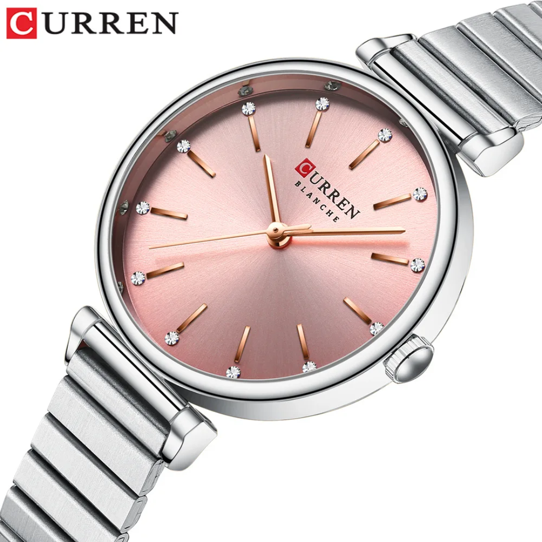 Reloj Curren 9081L elegante de mujer caja + bolso .