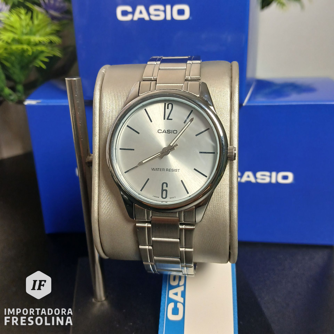   Casio MTP-V005D-7BUDF de pulsera de acero inoxidable 