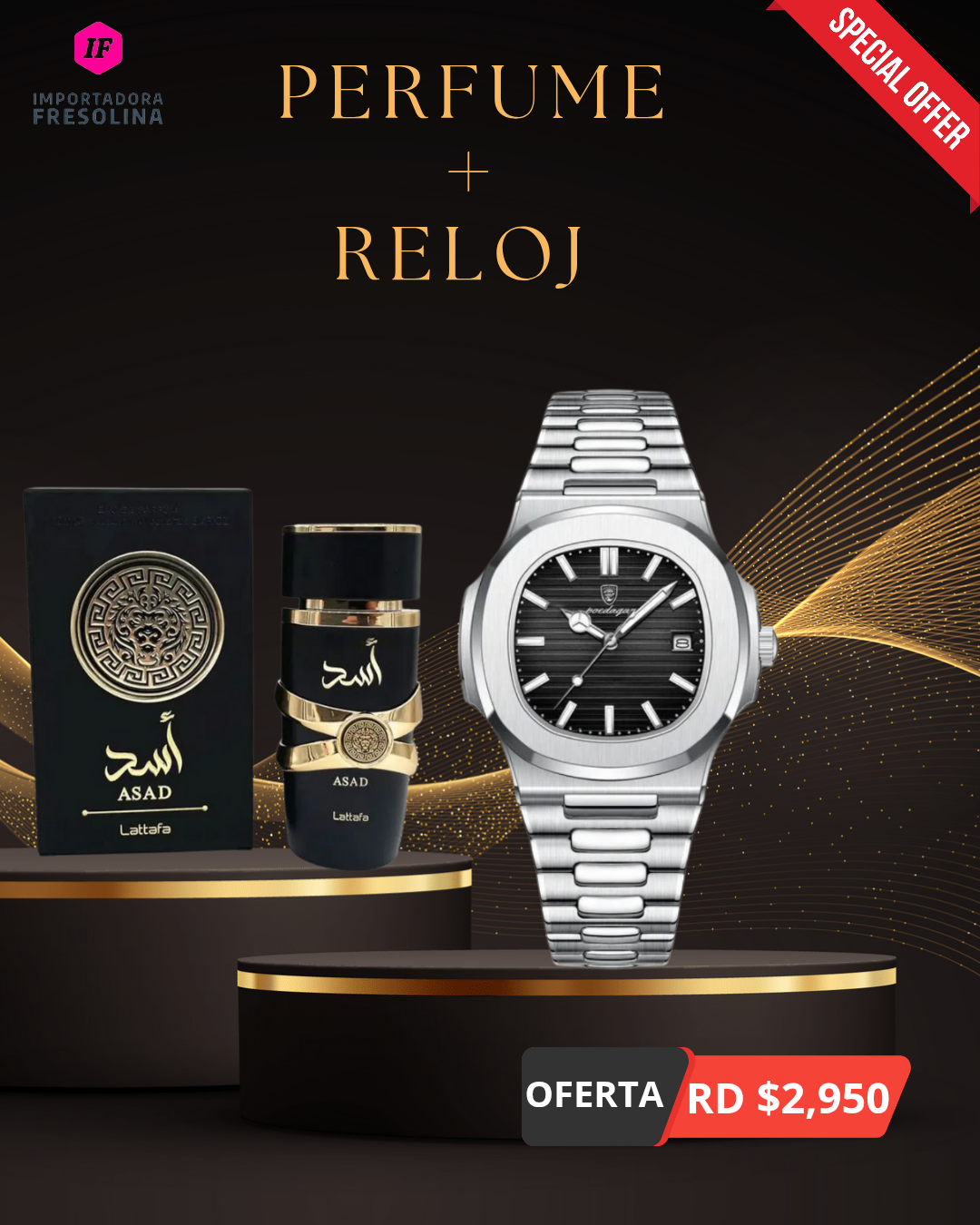 Perfume + reloj