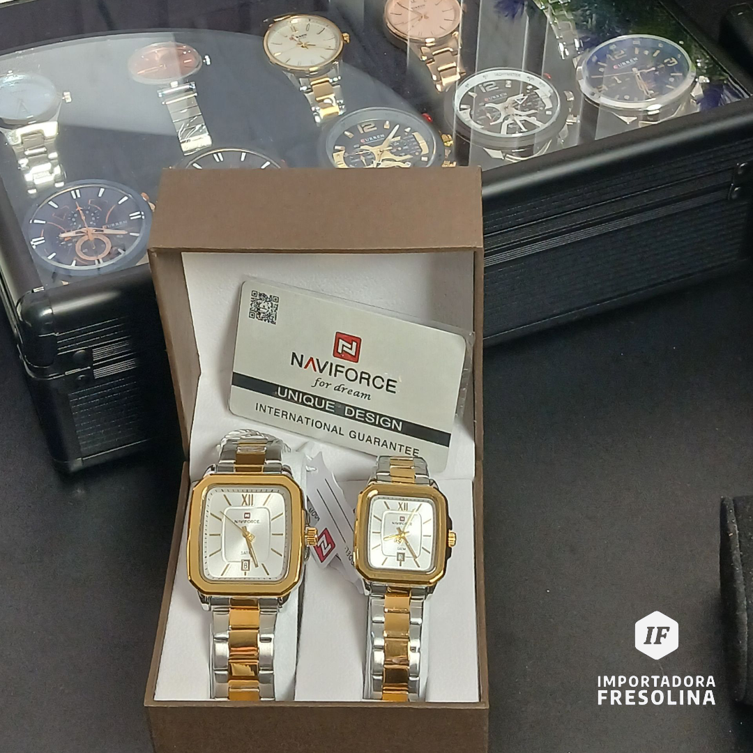 Set de relojes Naviforce para parejas 