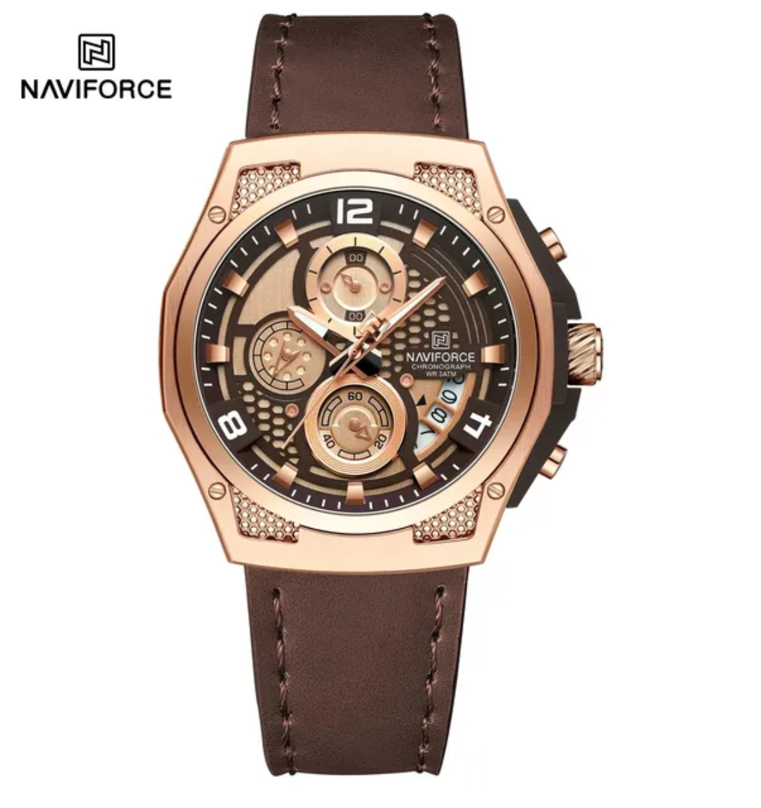  Reloj NAVIFORCE 8051L de lujo para hombre