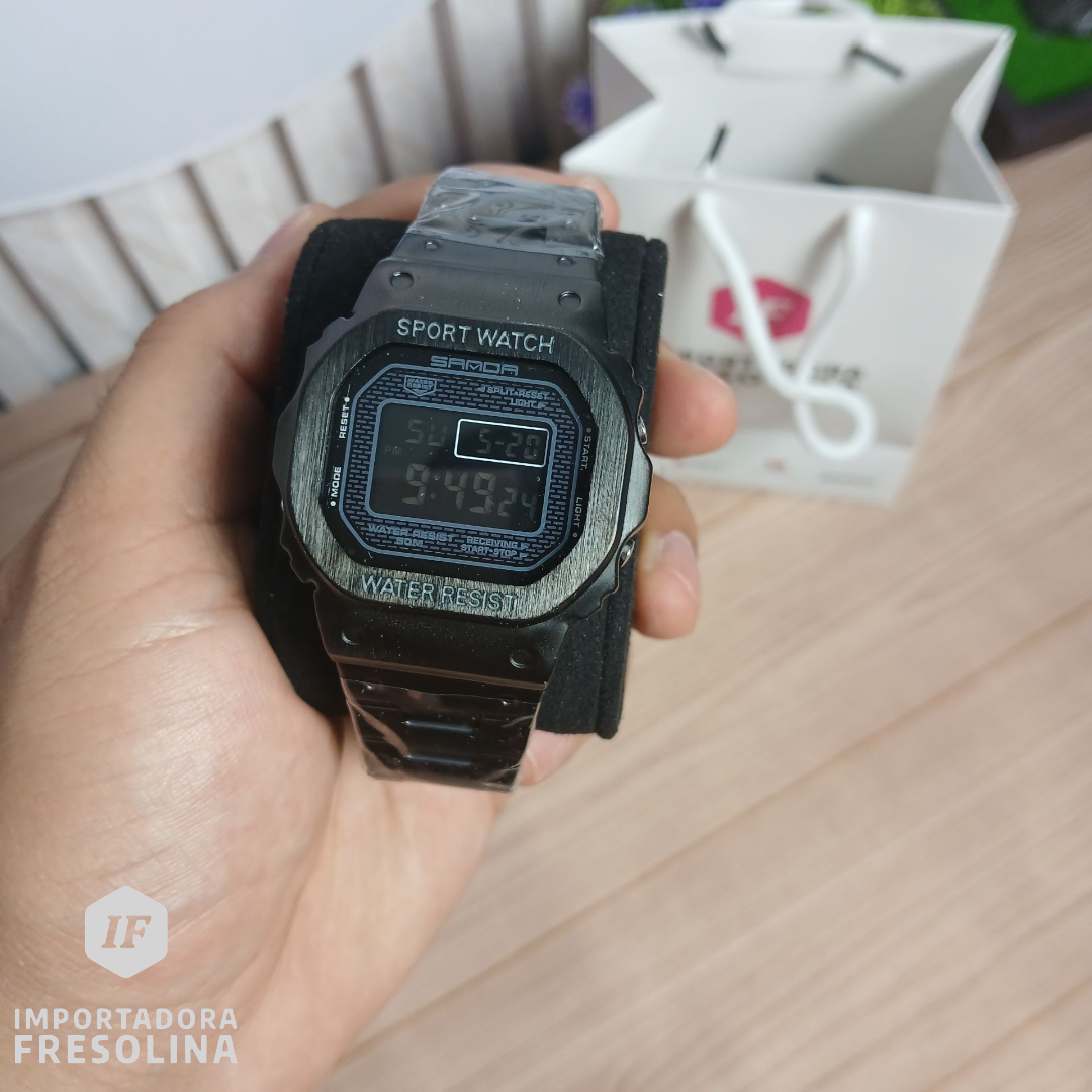  Reloj Sanda 390 Retro Classic deportivo digital