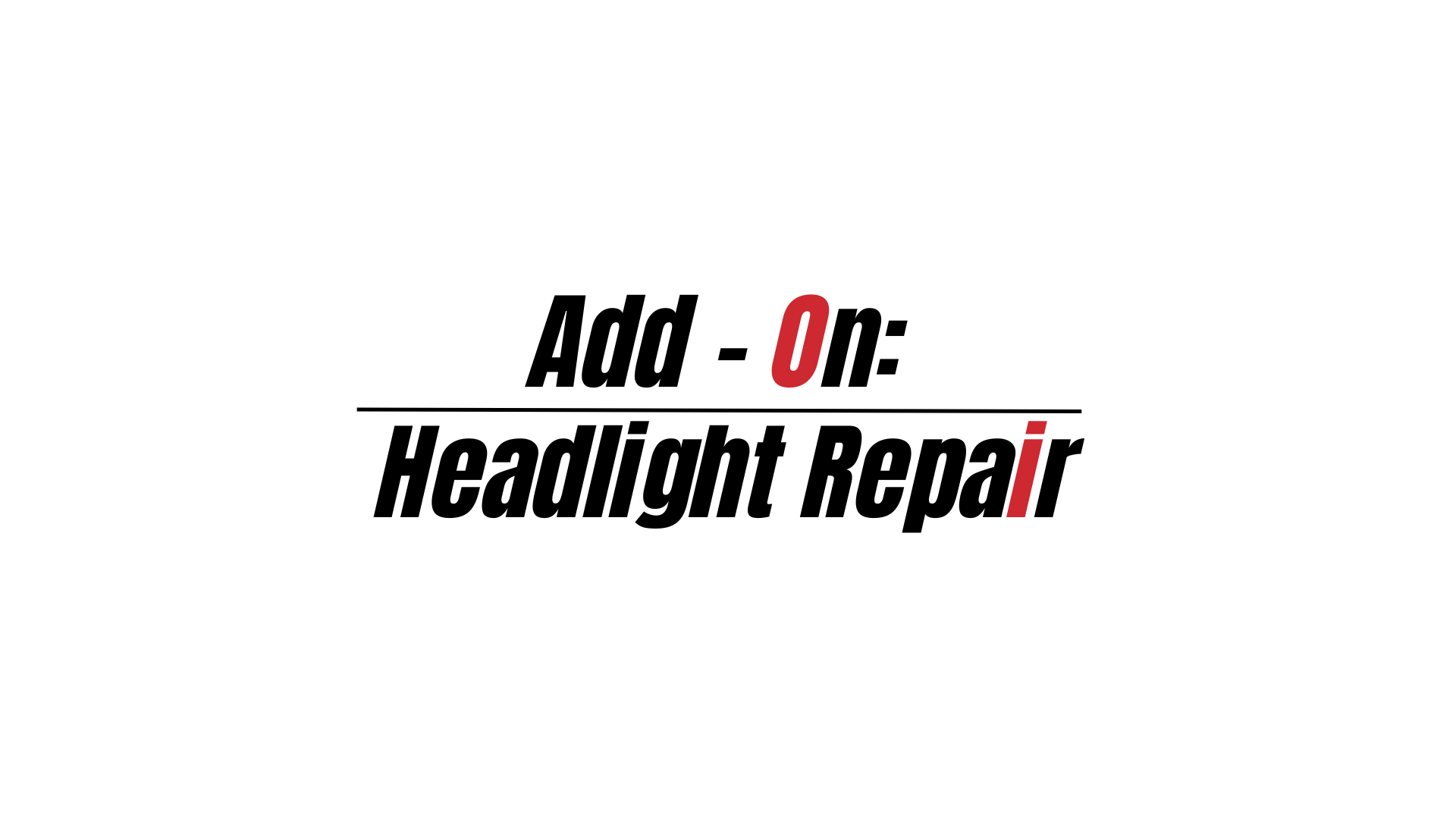 REVIVE Detailing - Headlight Repair