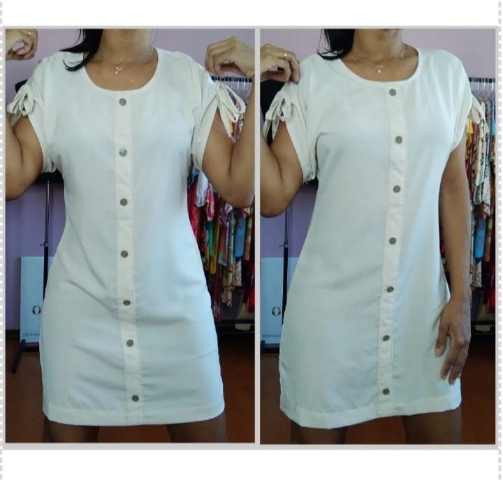 Molde Vestido básico com abertura fake, garadação 36 ao 48