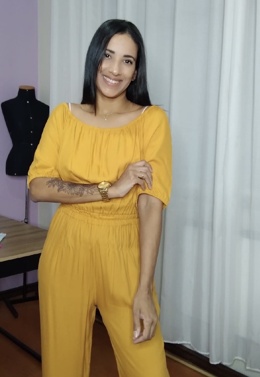 Molde Macacão Longo ombro a ombro, gradação 36 ao 48