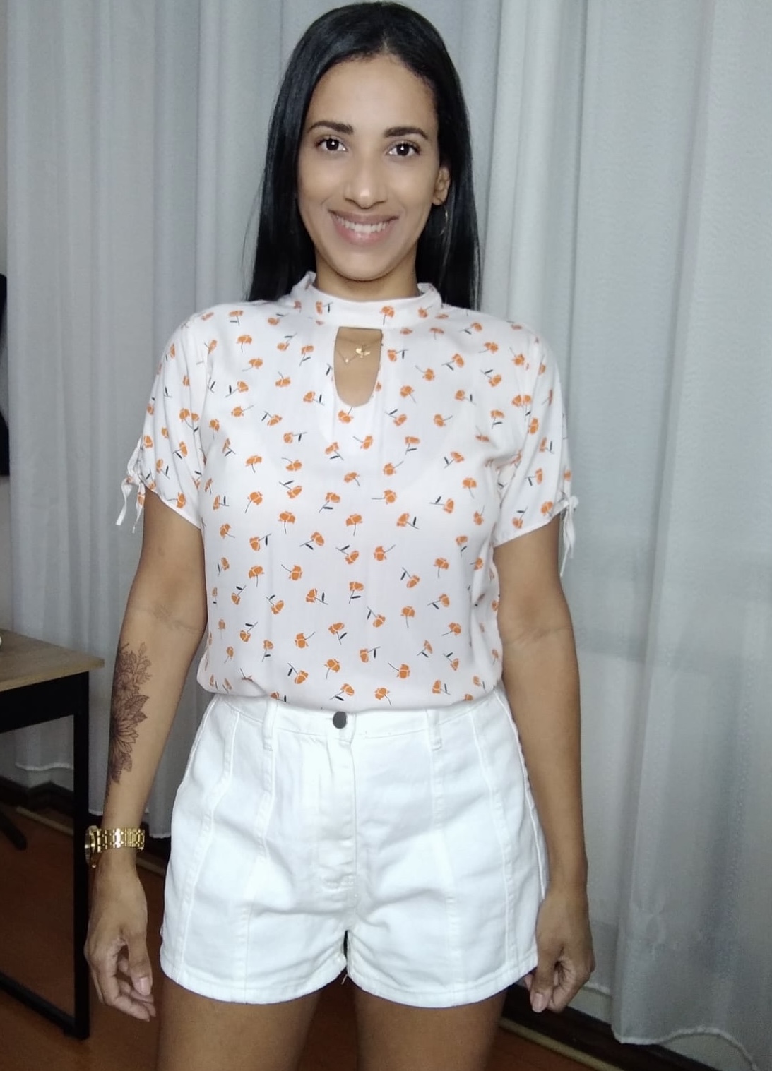 Molde Blusa Gola choker, Gradação 36 ao 48