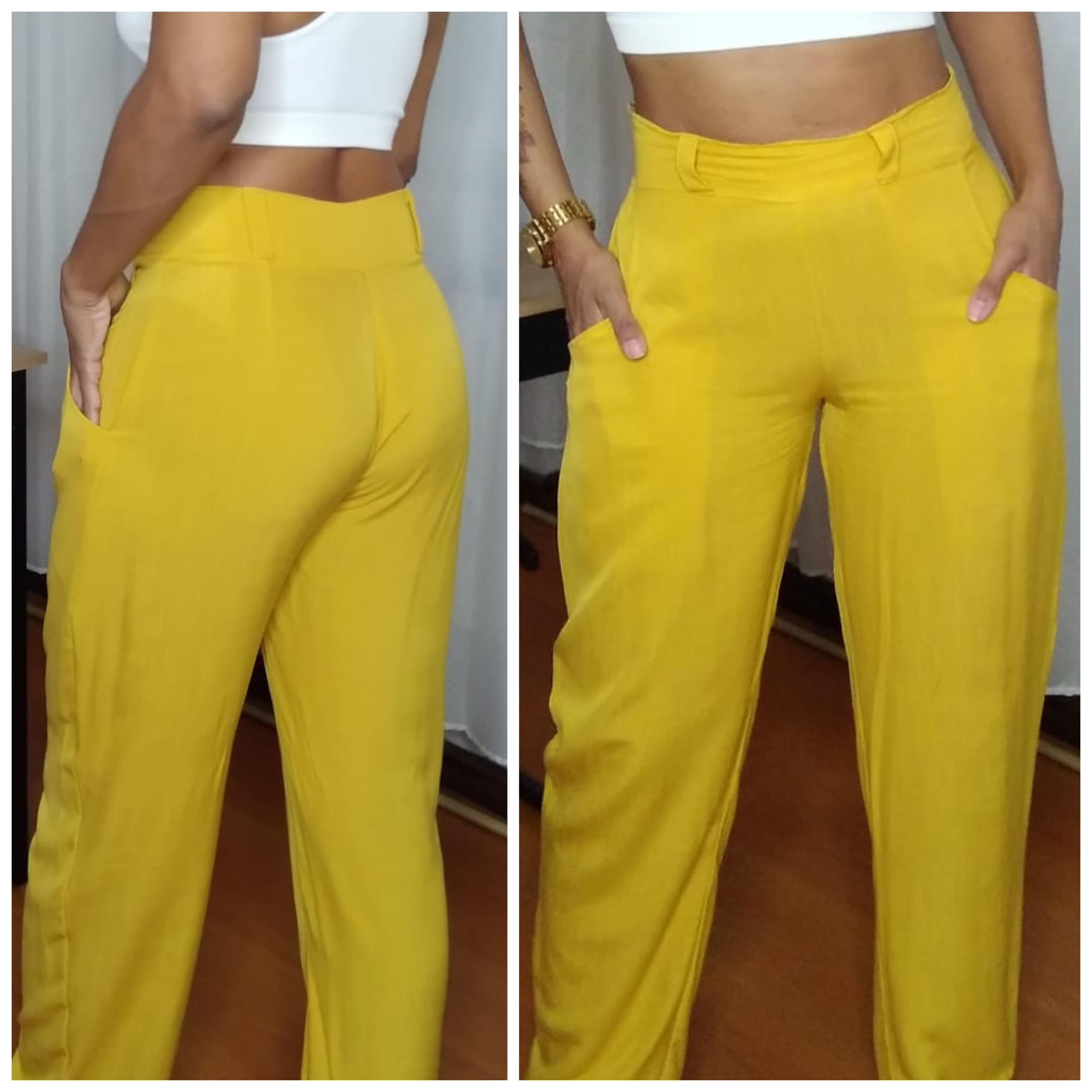 Molde Calça com bolso e cintinho, gradação do 36 ao 48