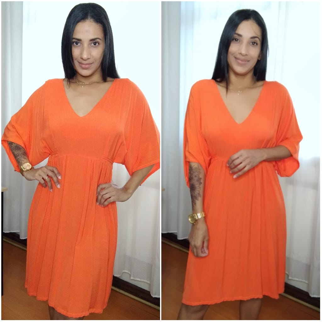 Molde Vestido Bata com pence, gradação 36 ao 48