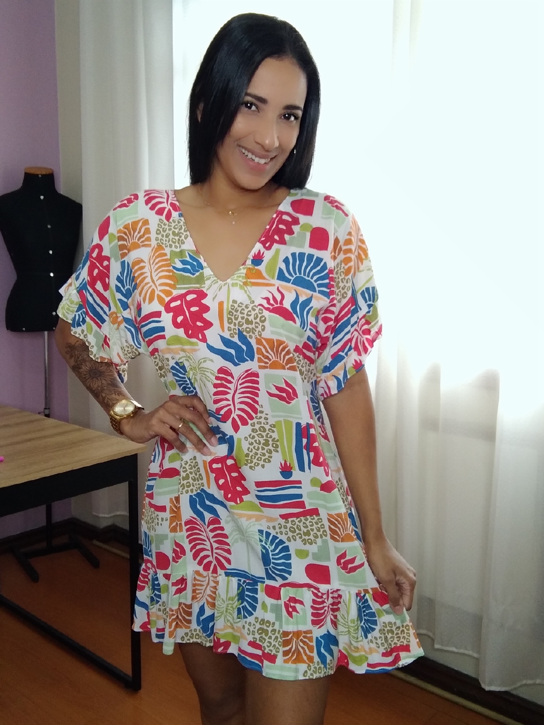 Molde Vestidinho Babadinhos, gradação 36 ao 48