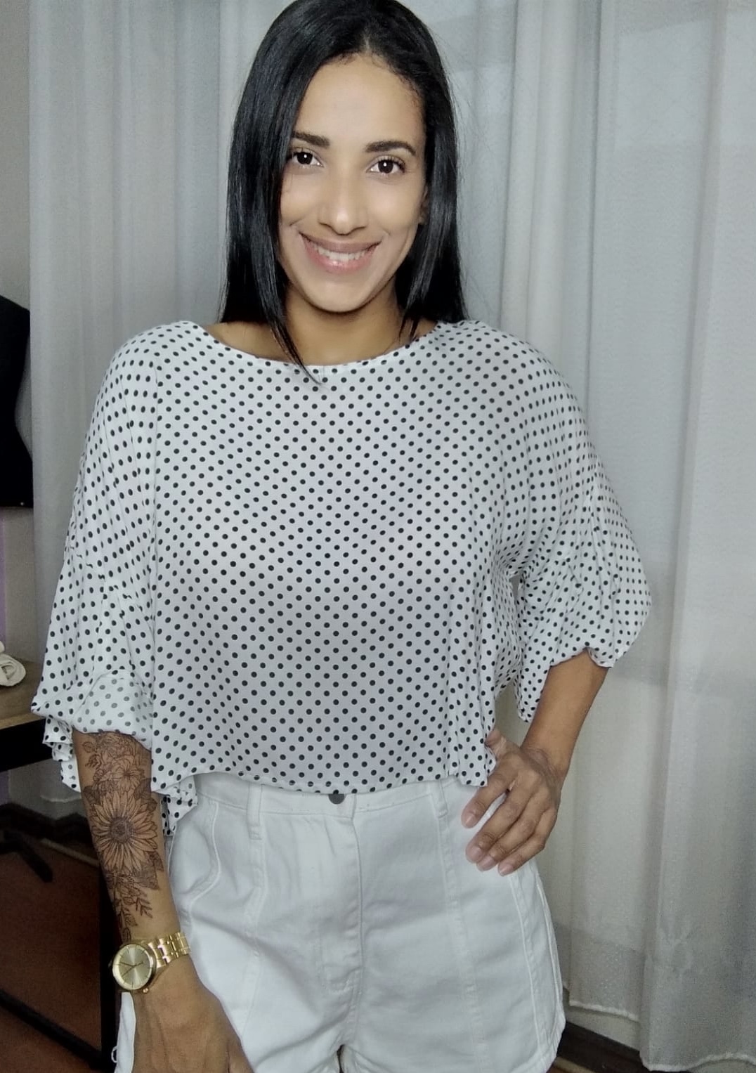 Molde Blusa Bata com manga babado, Gradação 36 sao 48