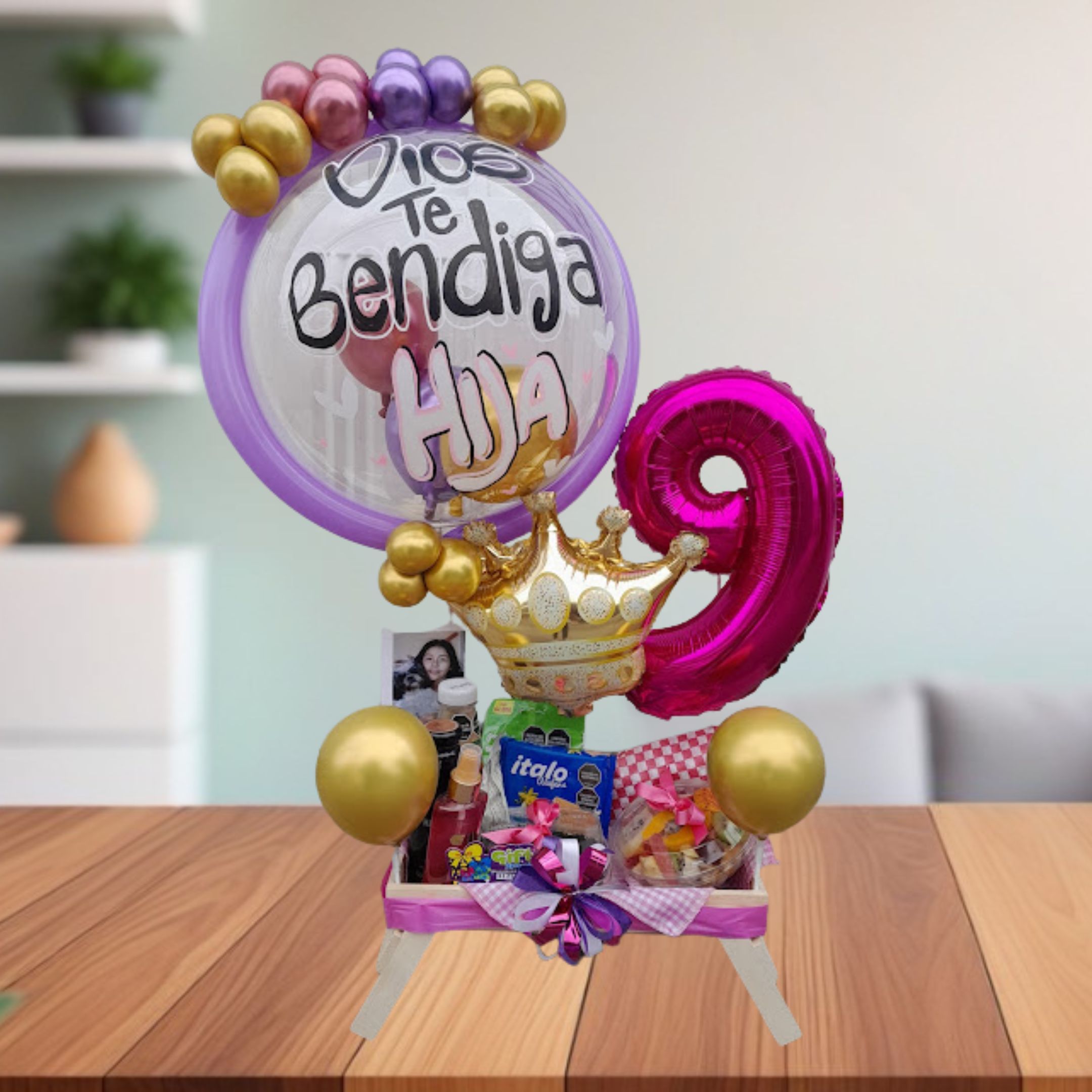 Arreglo de cumpleaños para hija