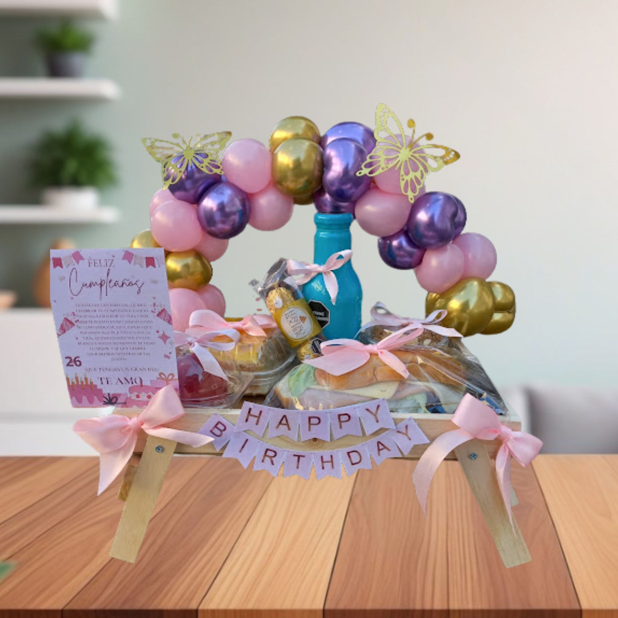 Desayuno sorpresa de cumpleaños