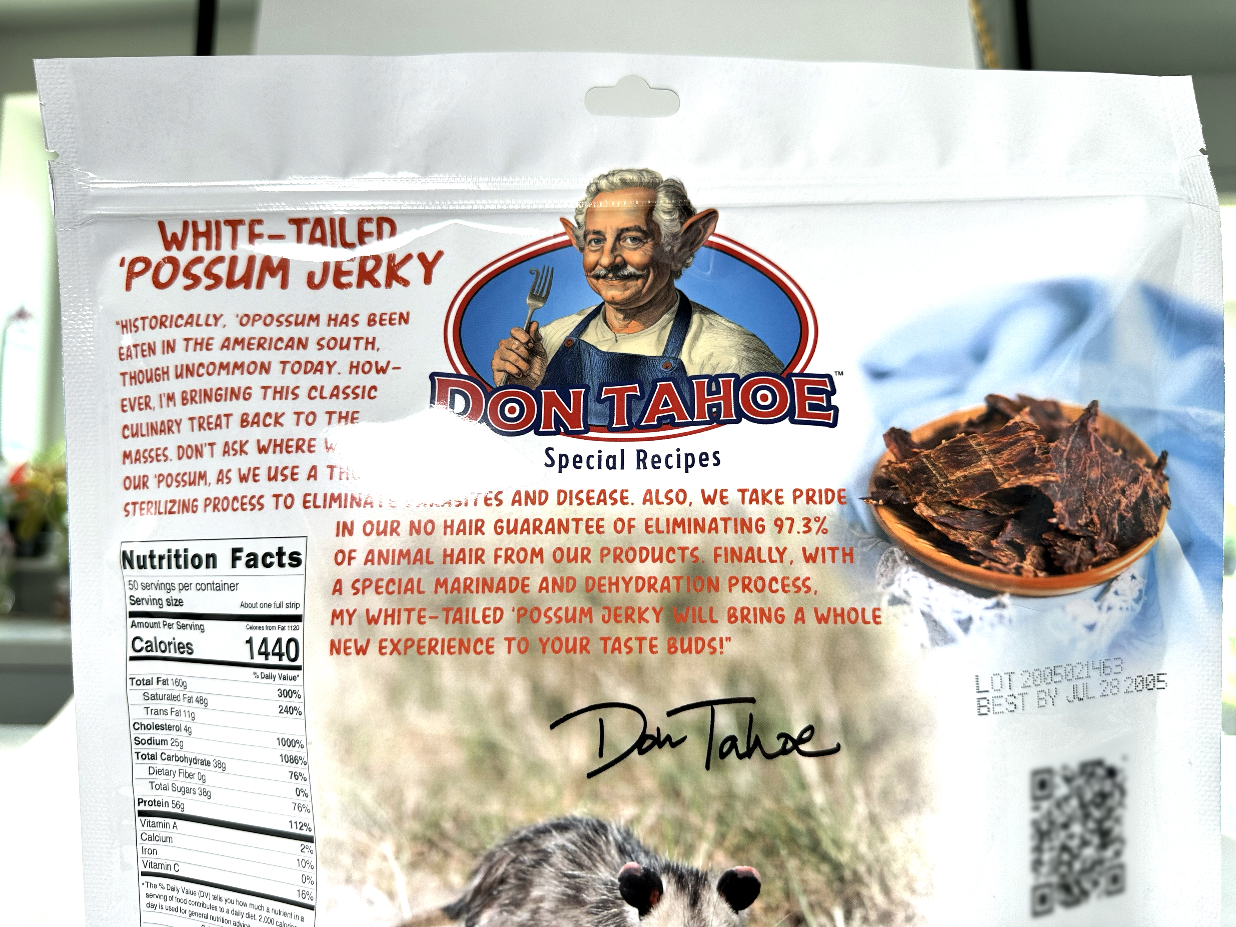 Don Tahoe White-tailed 'Possum Jerky Pouch